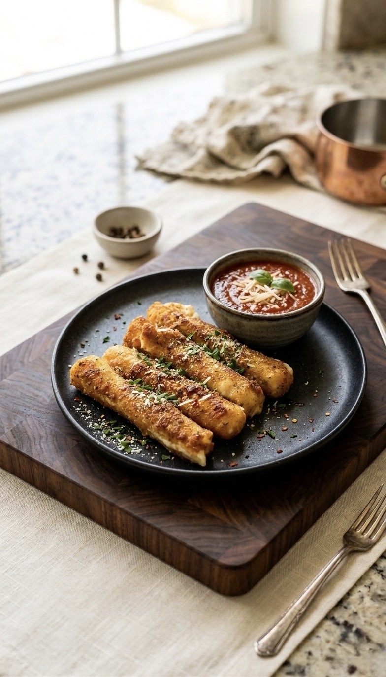 Fried Mozzarella Sticks