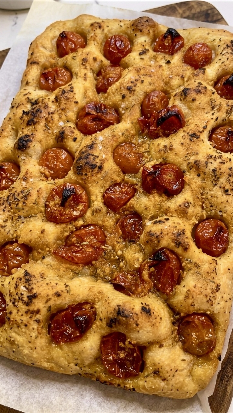 Trader Joe’s Tomato and Parmesan Focaccia (Copycat)