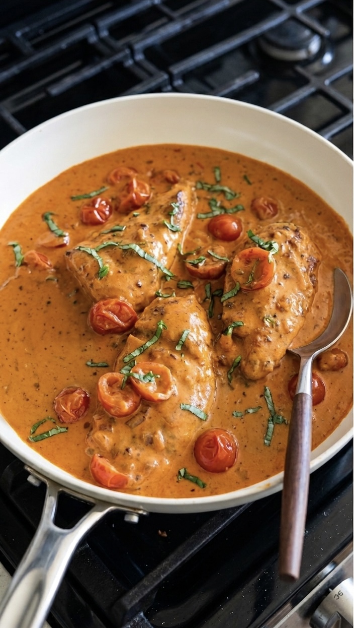 Creamy Tomato Basil Chicken