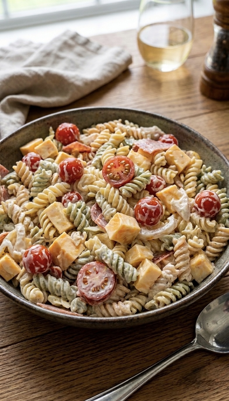 Creamy Italian Pasta Salad