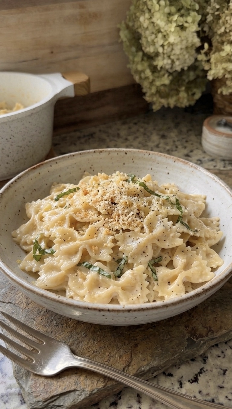 Creamy Garlic Lemon Pasta